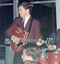 Picture: 
Bill Cherry playing a Gibson ES335 in 1966 with his band at 
the Doral Hotel in Miami Beach, Florida.